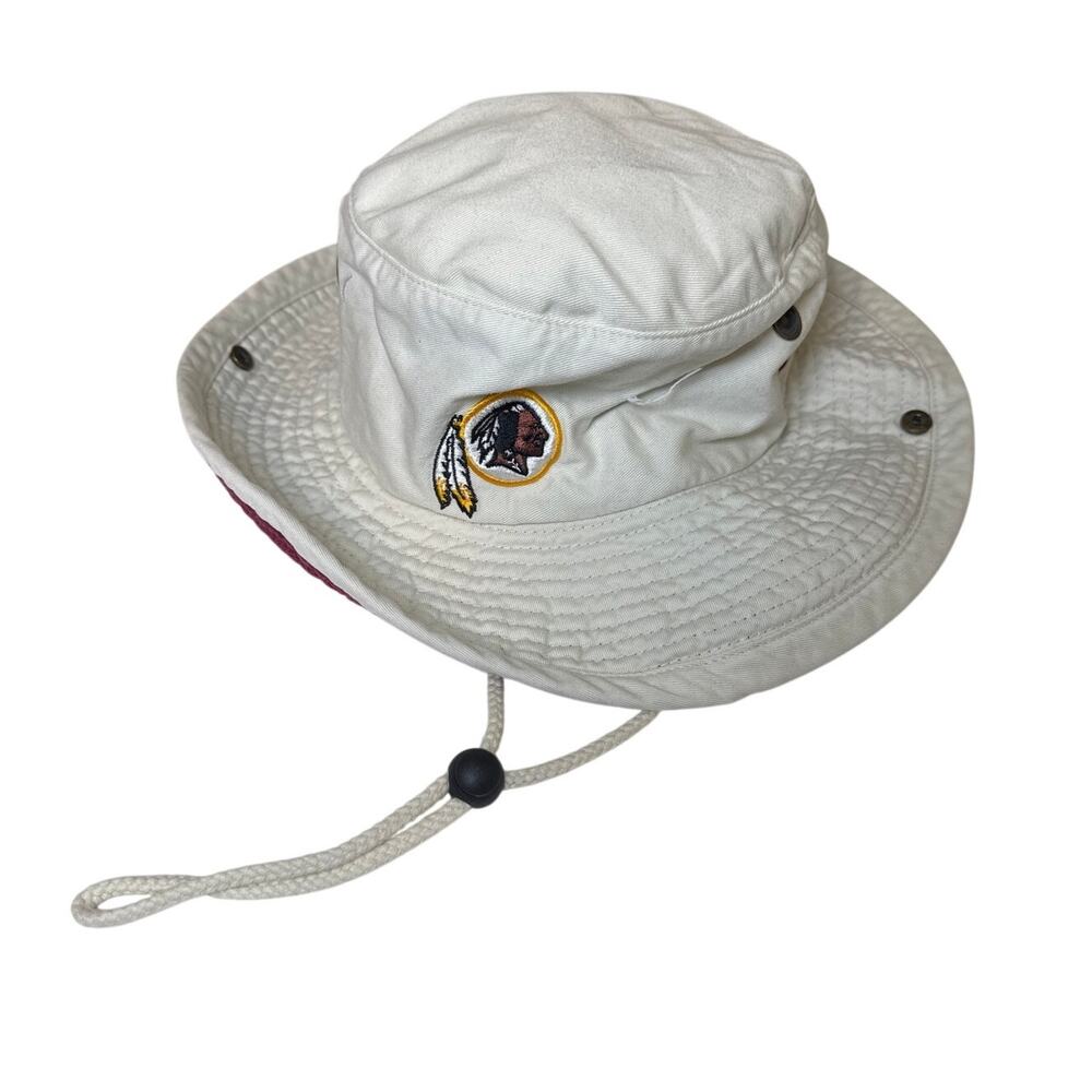 Vintage Washington Redskins Cotton Bucket Hat Unisex Summer Fishing Outdoors
